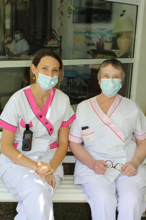 Infirmières : Marine HUET et Isabelle SCOPSI